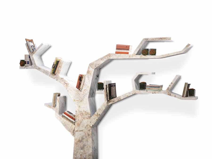 libreria in marmo