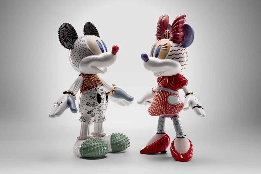 minnie in ceramica