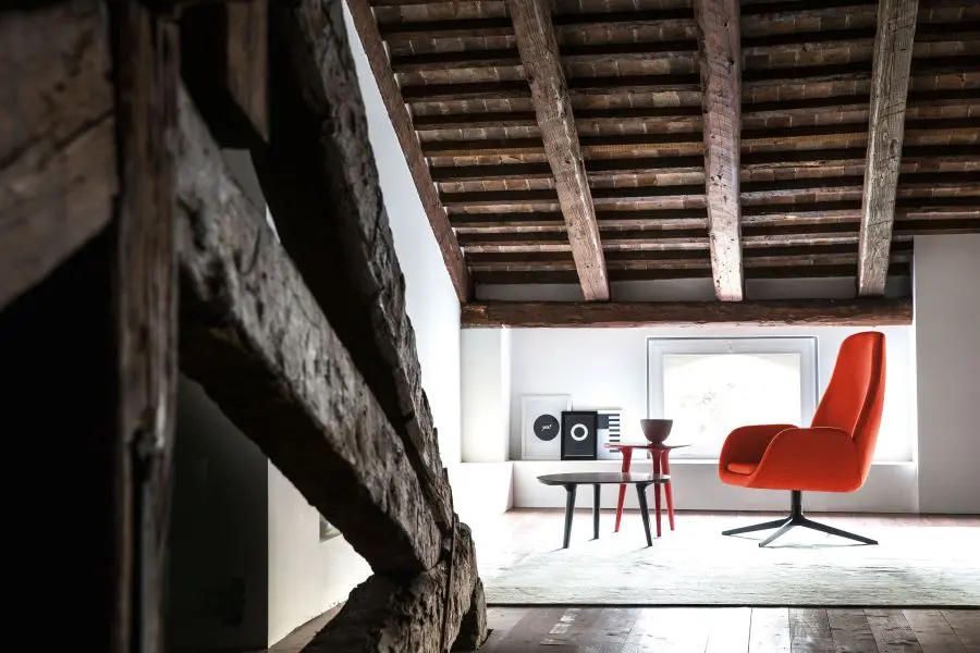 arredamento casa con il rosso