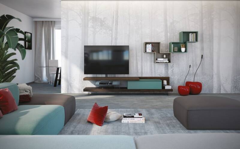 La zona living vista da La Casa Moderna - A.Casa Magazine