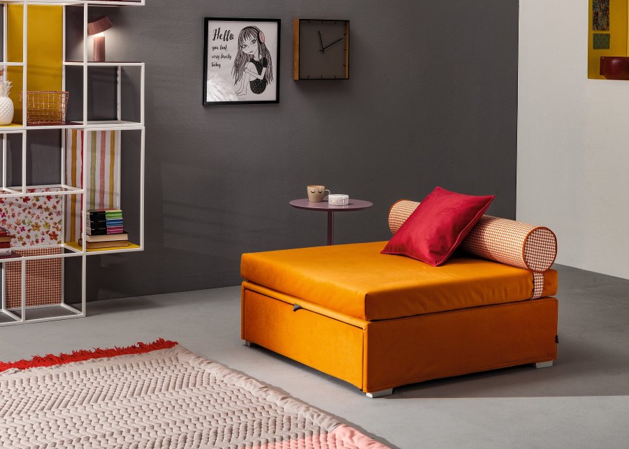 pouf letto