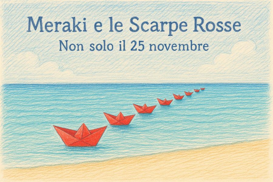 meraki e le scarpe rosse