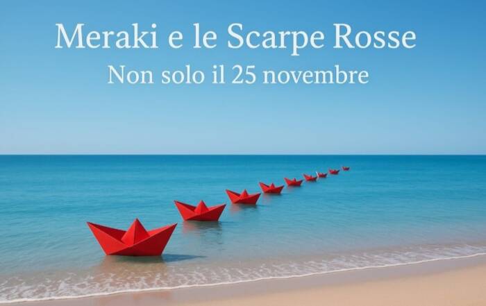 meraki e le scarpe rosse