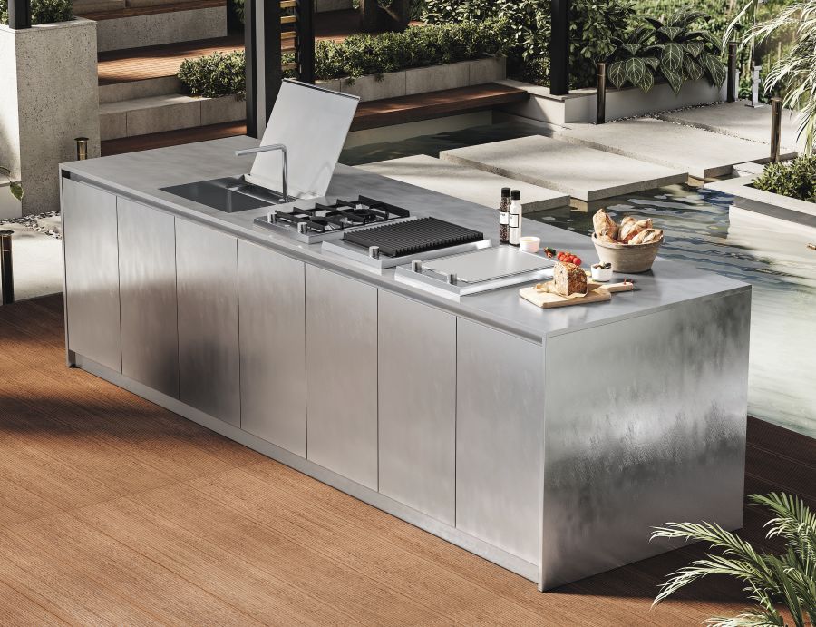 cucina in giardino