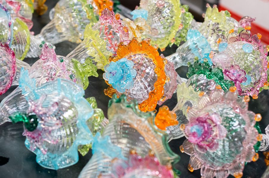lampadine in vetro di murano