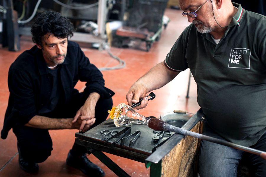 lavorazione vetro di murano