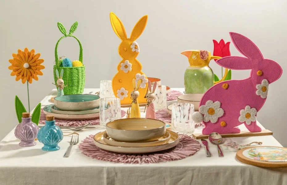 decorare la tavola di Pasqua