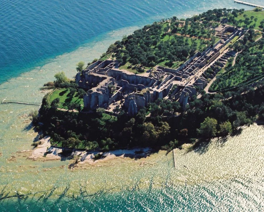 area archeologica di Sirmione sul lago di Garda
