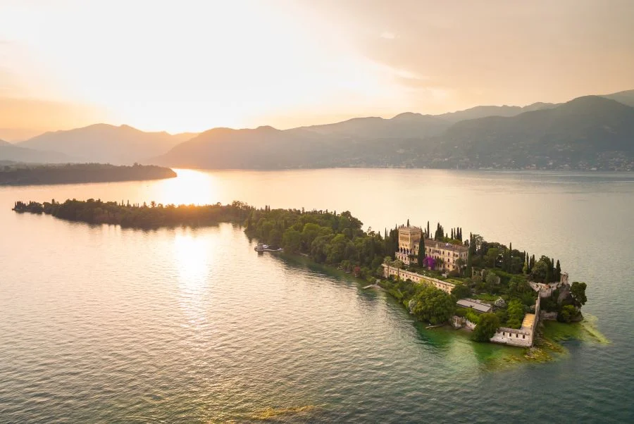 isola sul lago di Garda