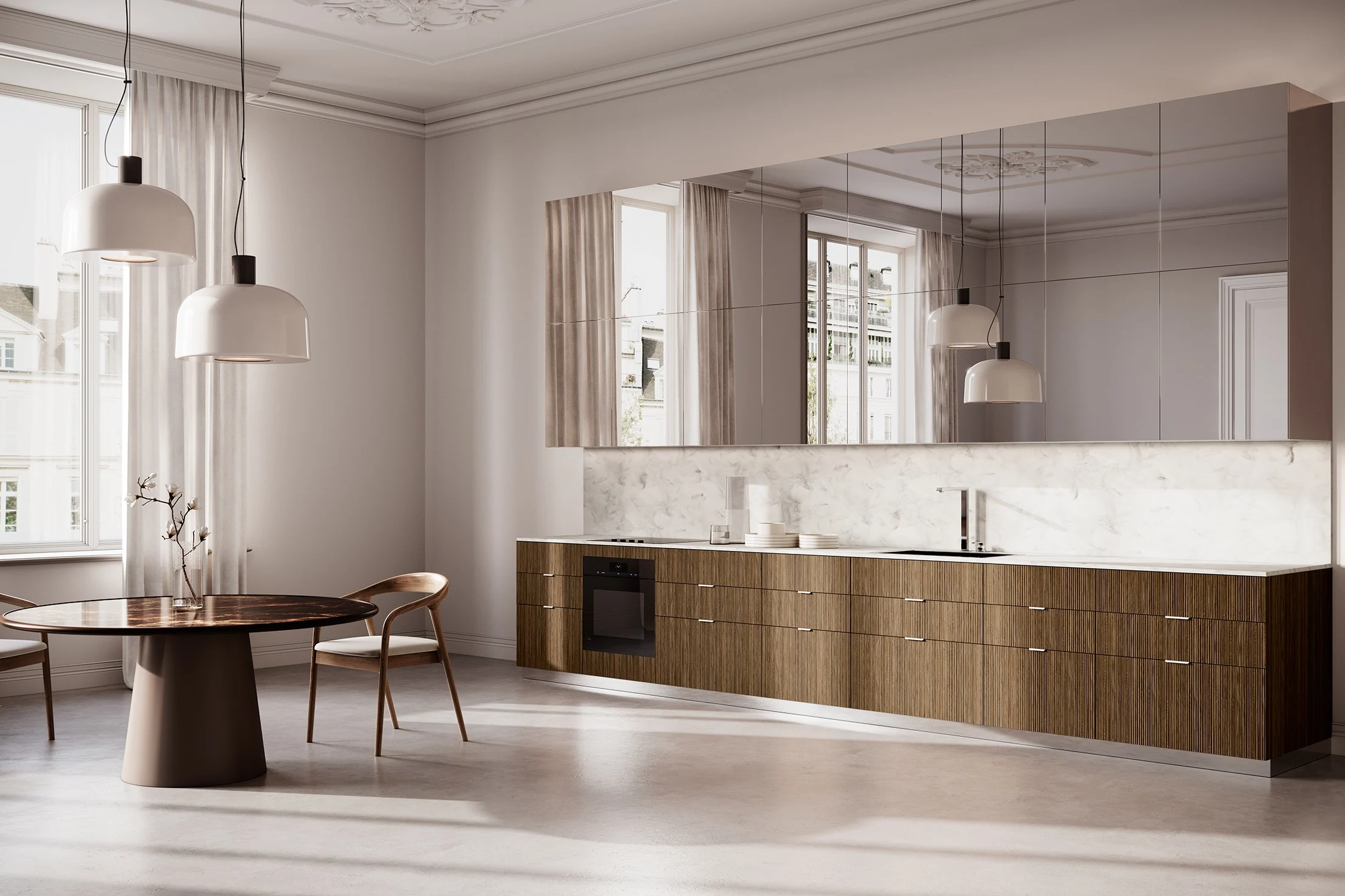 progetto di design per la cucina