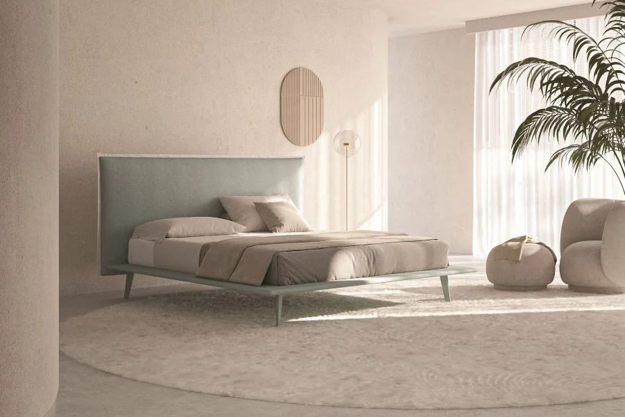 zona notte con letto matrimoniale