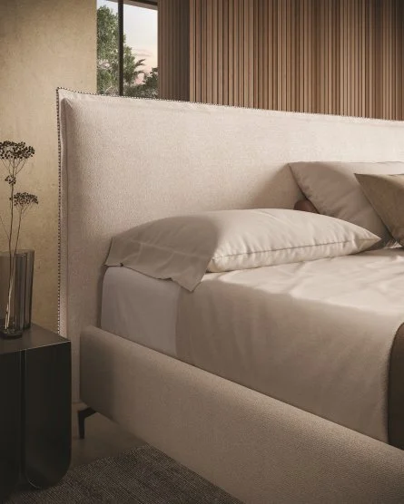 dettagli design letto matrimoniale