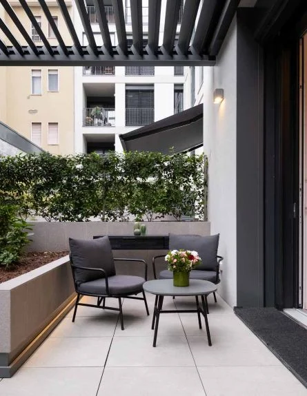 villa urbana spazio esterno