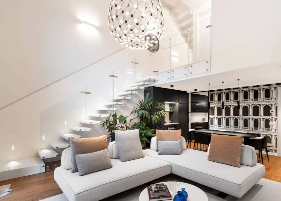 zona living con grande scala