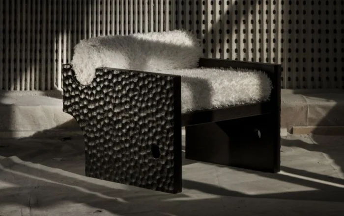 poltrona esposta per evento di Food Design Stories