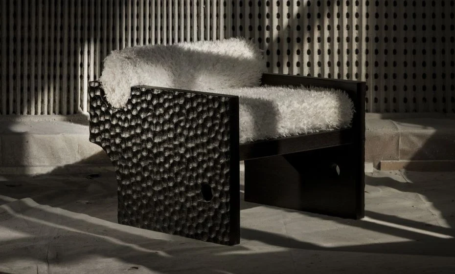 poltrona esposta per evento di Food Design Stories