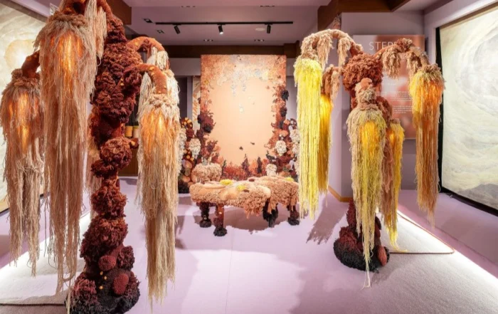 installazione tessile per la milano design week