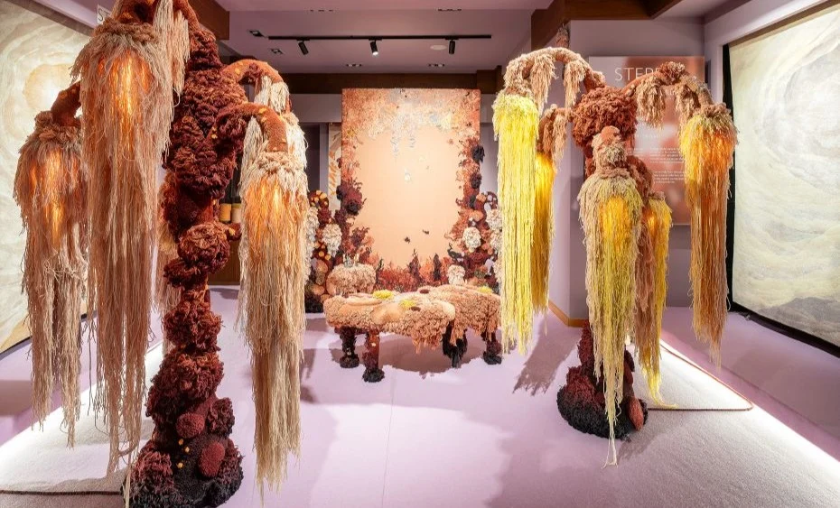 installazione tessile per la milano design week