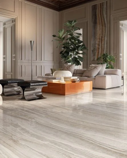 pavimento in gres nella zona living