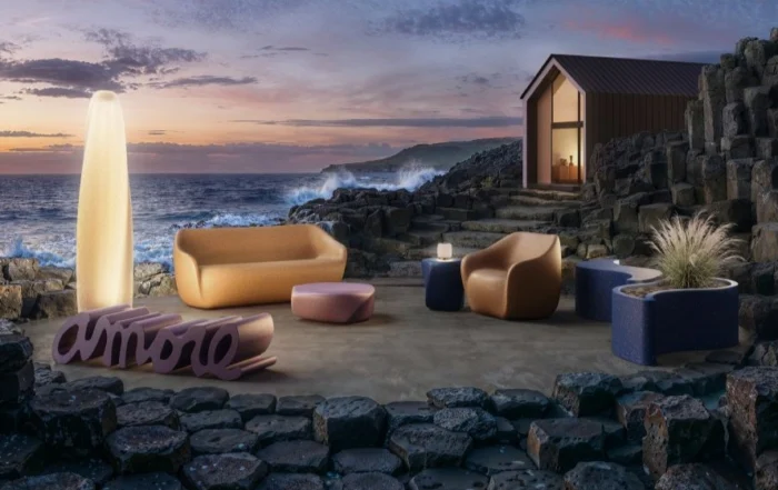 arredi in plastica riciclata