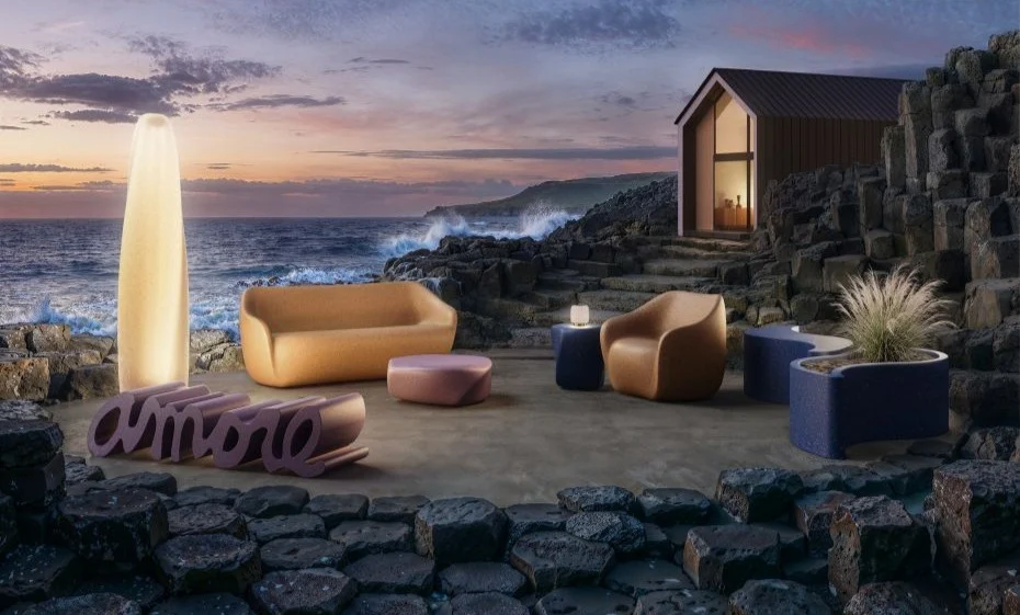 arredi in plastica riciclata