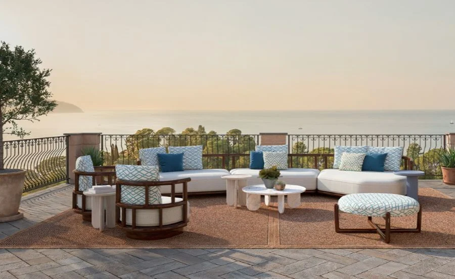 arredi outdoor di lusso per terrazzi