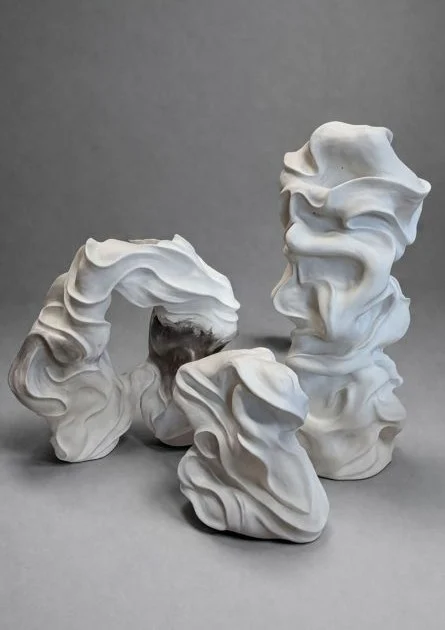 sculture in argilla della designer Giovanna Marzano
