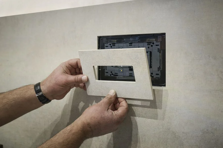 placca di comando wc manutenzione