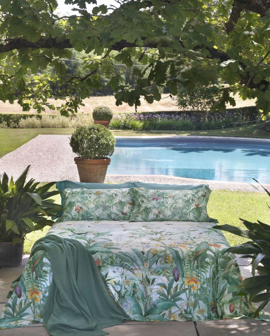 completi letto stile tropical chic