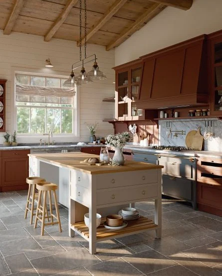 marchi cucine, stile country