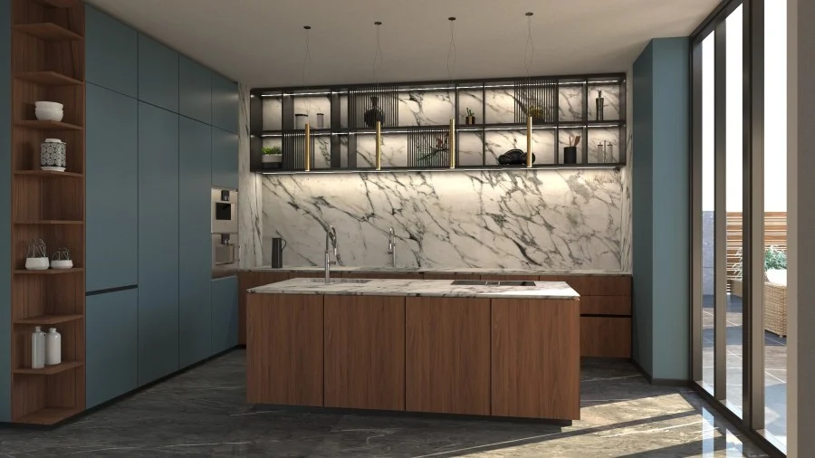 ambiente cucina creato con metodi della tradizione artigianale