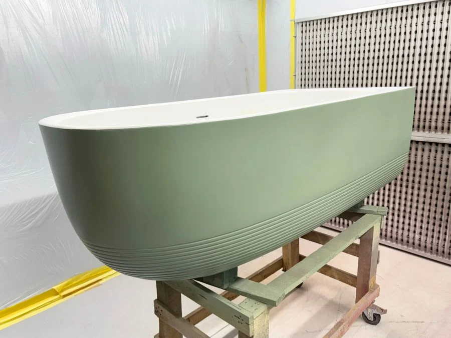 vasca da bagno verniciata