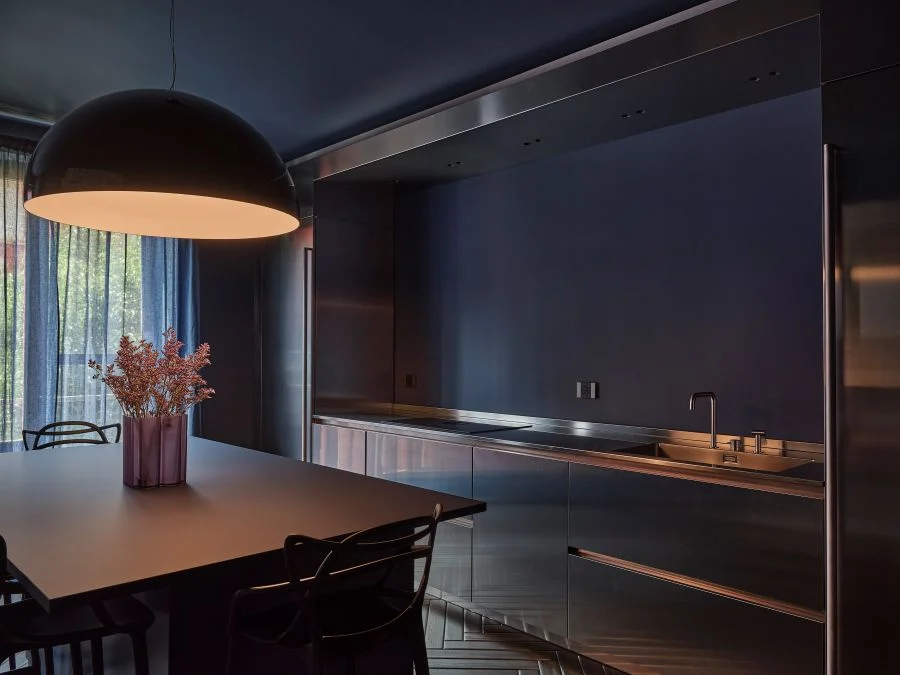 cucina appartamento milanese