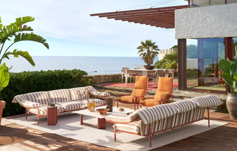 cassina outdoor, collezione living e dining