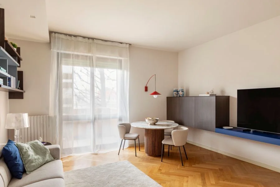progetto di relooking nel soggiorno