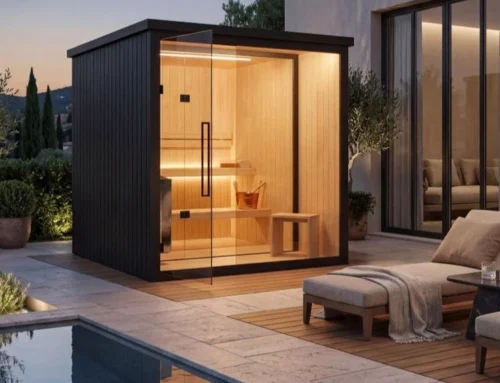Minipiscina e sauna da esterno: idee di benessere