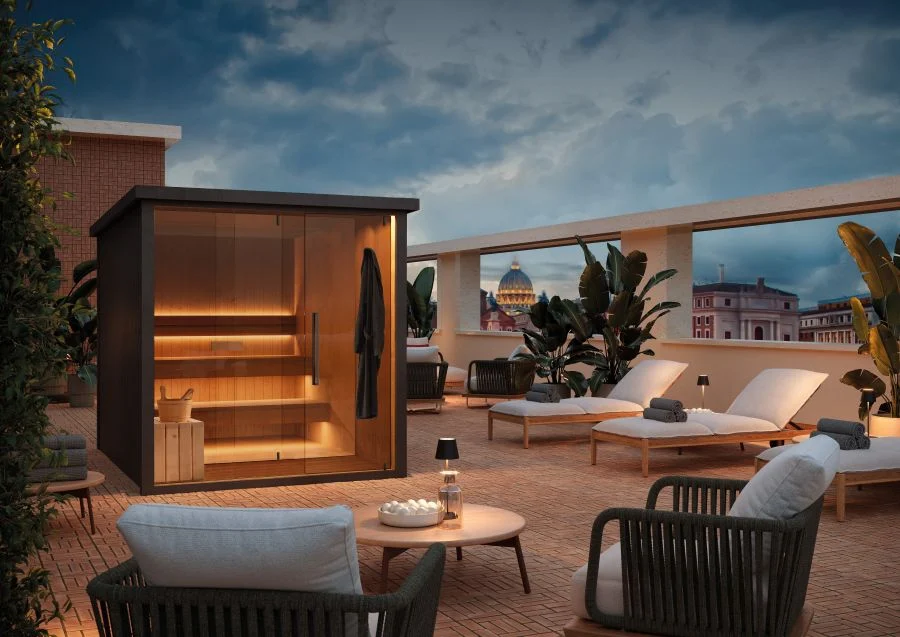 sauna da esterno