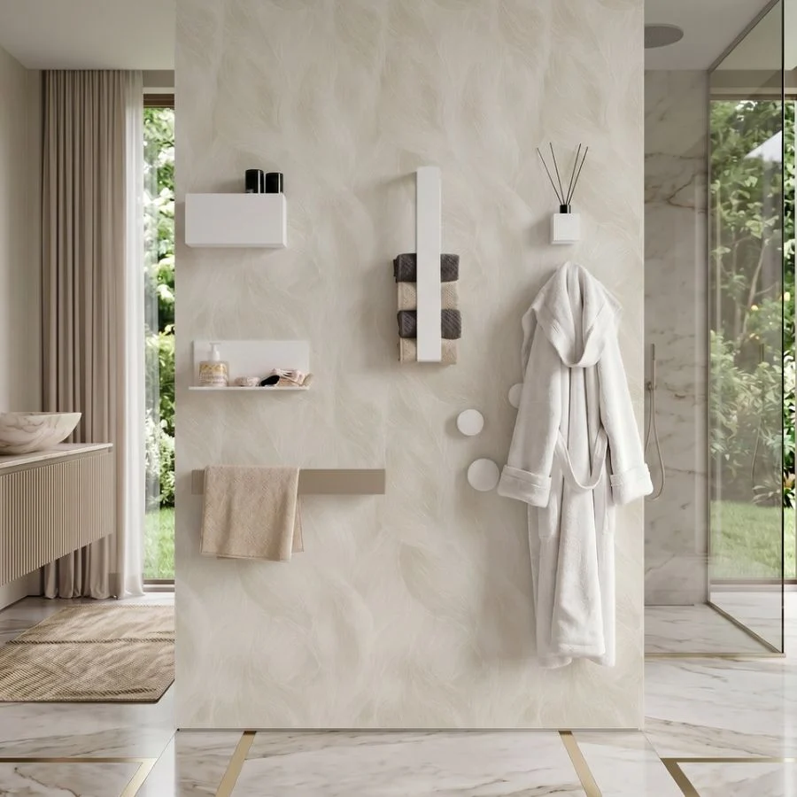 pareti dinamiche e personalizzabili in bagno