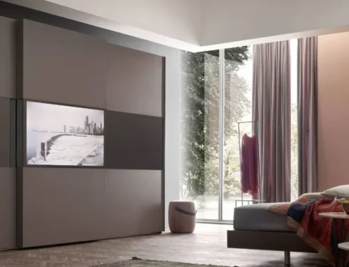 L’armadio con TV integrata di Maronese