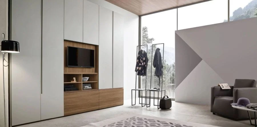 armadio con TV integrata