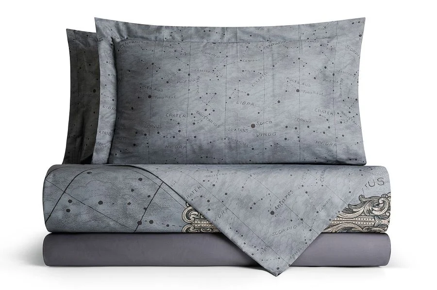 completo letto in raso